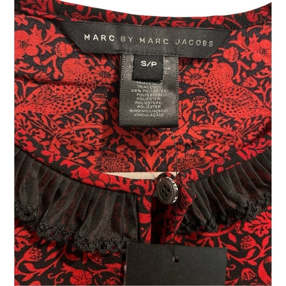 MARC BY MARC JACOBS Strawberry Thief Peplum Top - Picture 6 of 14